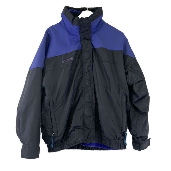 Columbia Bugaboo Jacket Vintage Interchange Black Purple 3 In 1 Womens Large - Picture 1 of 16